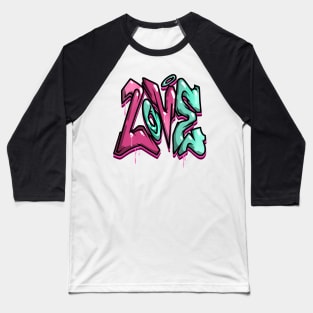 Love Graffiti Baseball T-Shirt